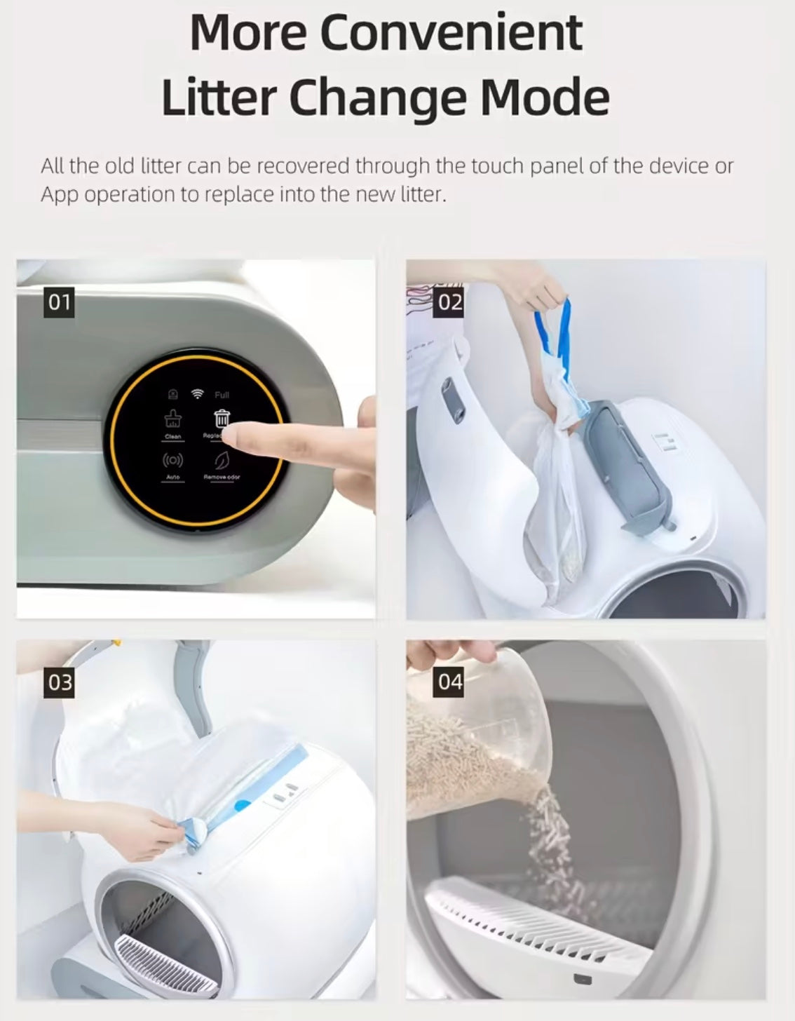 Automatisk Selvrensende Kattedo - SmartPus